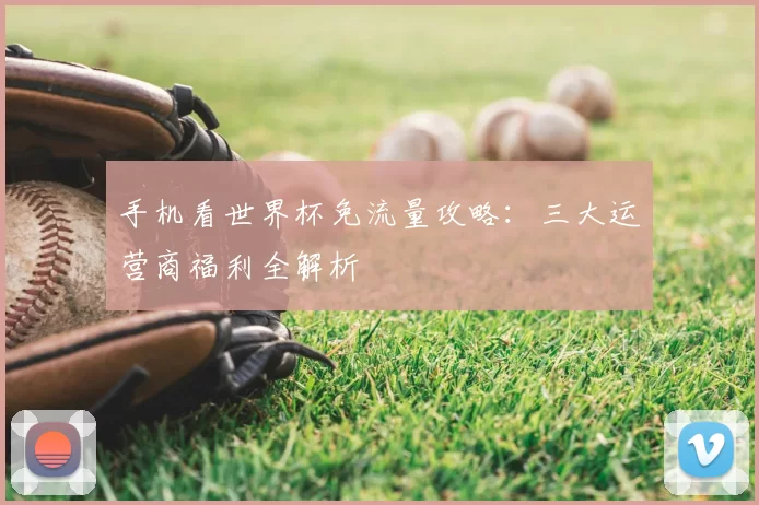 手机看世界杯免流量攻略:三大运营商福利全解析