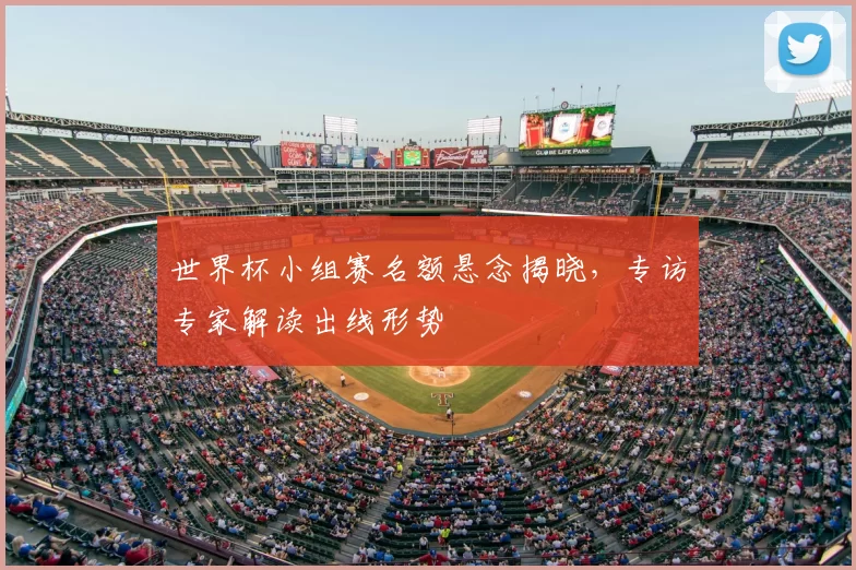 世界杯小组赛名额悬念揭晓,专访专家解读出线形势